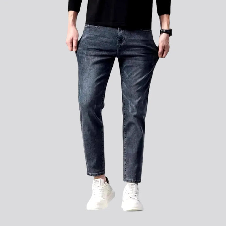 Retro Tapered-fit Stonewashed Men's Jeans | Jeans4you.shop