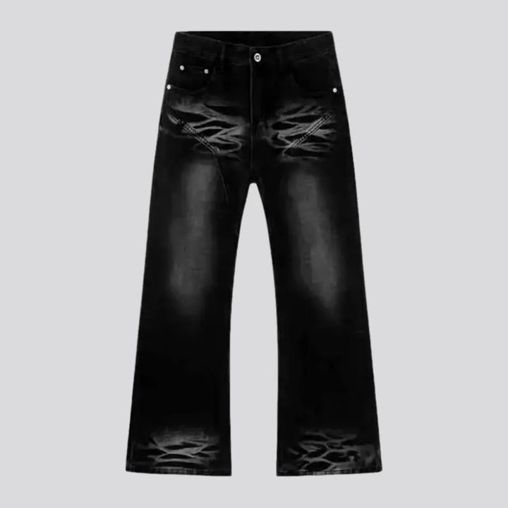 Sanded Loose Fit Boho Men's Jeans | Jeans4you.shop