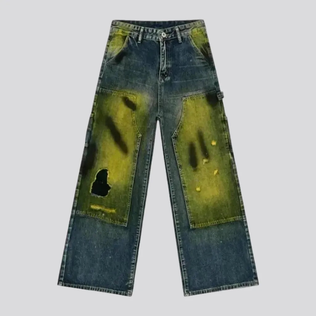 Sanded Vintage Carpenter-loops Men's Jeans | Jeans4you.shop