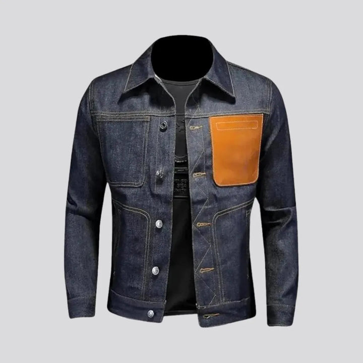 Slim-fit Biker Jeans Jacket for Men | Jeans4you.shop