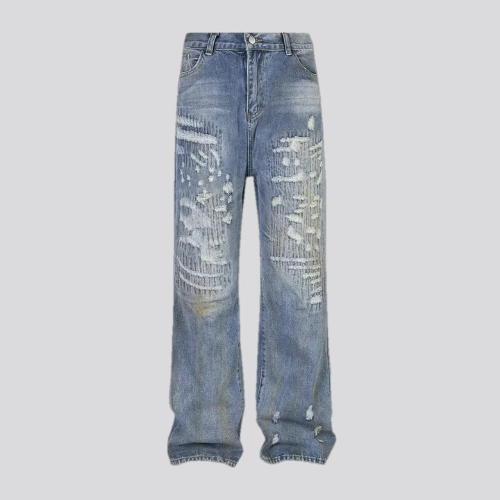 Straight Fit and Torn Men's Jeans | Jeans4you.shop