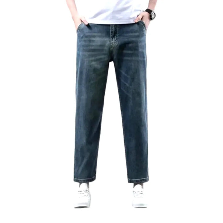 Straight men's ankle-length jeans