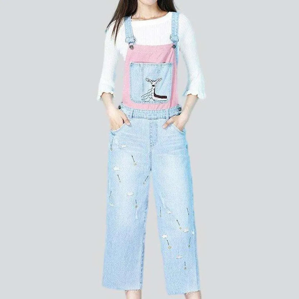 Street denim dungaree for ladies | Jeans4you.shop