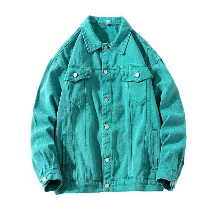 Street fashion men's denim jacket