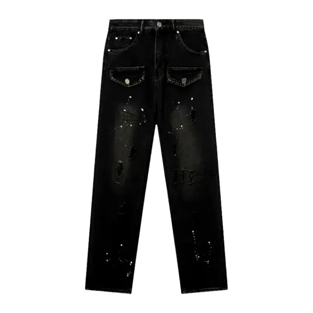 Street painted jeans
 for women