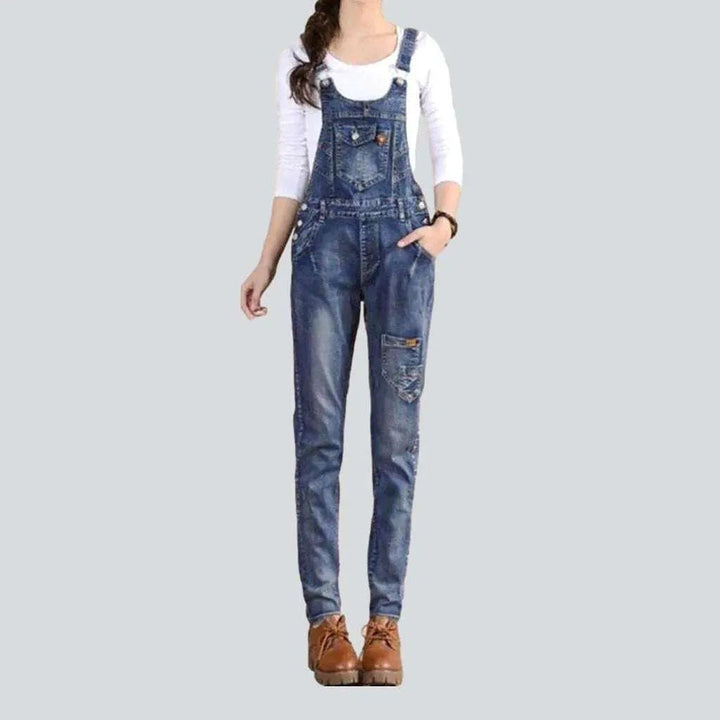 Street slim women's jeans dungaree | Jeans4you.shop