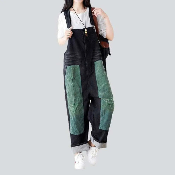 Street style denim dungaree | Jeans4you.shop