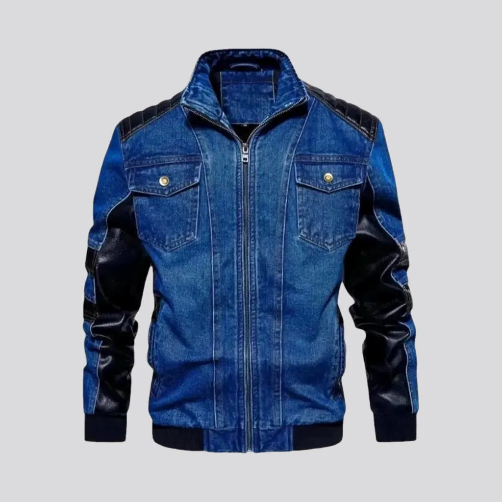 Stylish Biker Riding Denim Jacket for Men | Jeans4you.shop