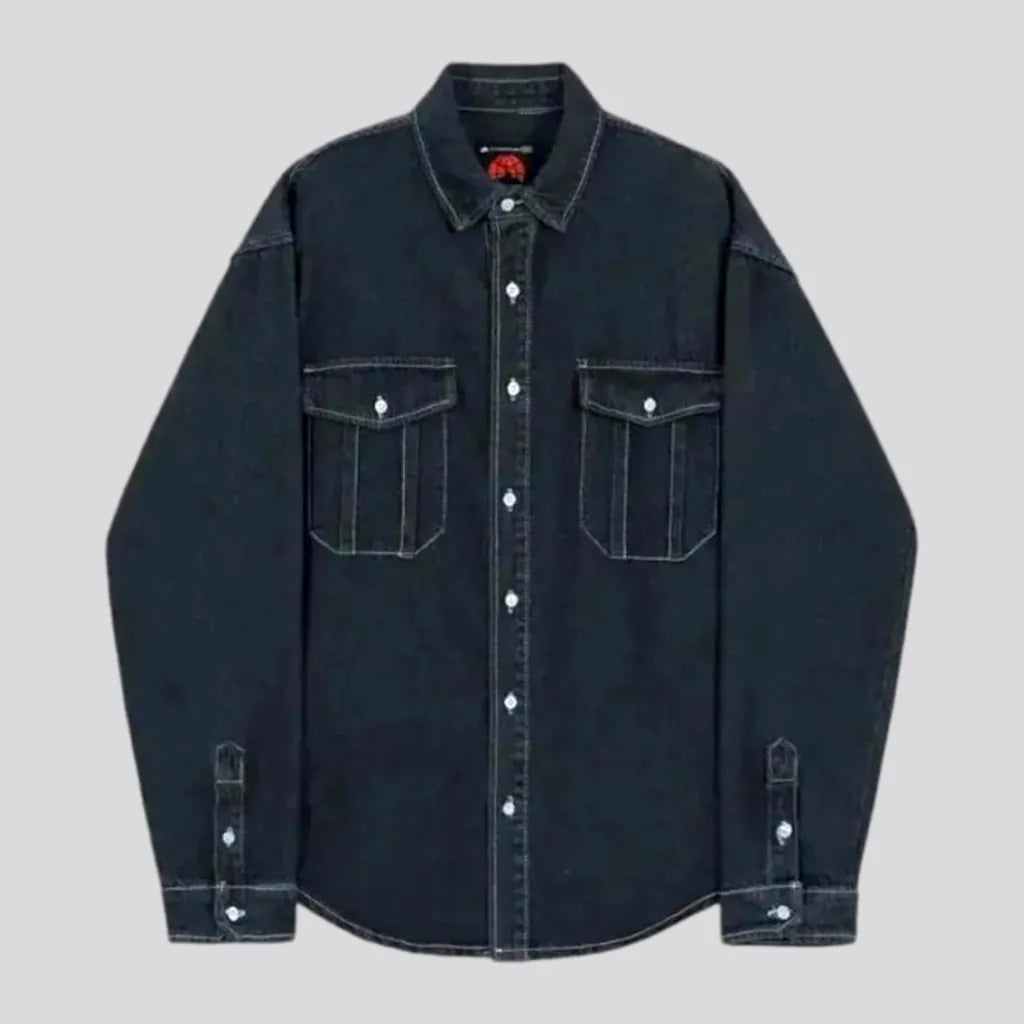 Stylish Casual Denim Shirt for Men | Jeans4you.shop