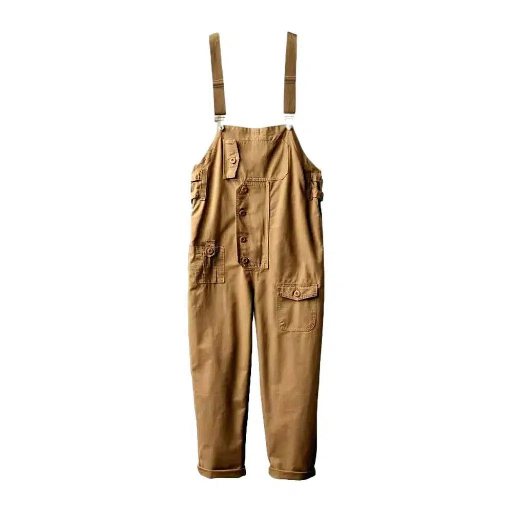 Stylish Denim Overall for Men - Sand