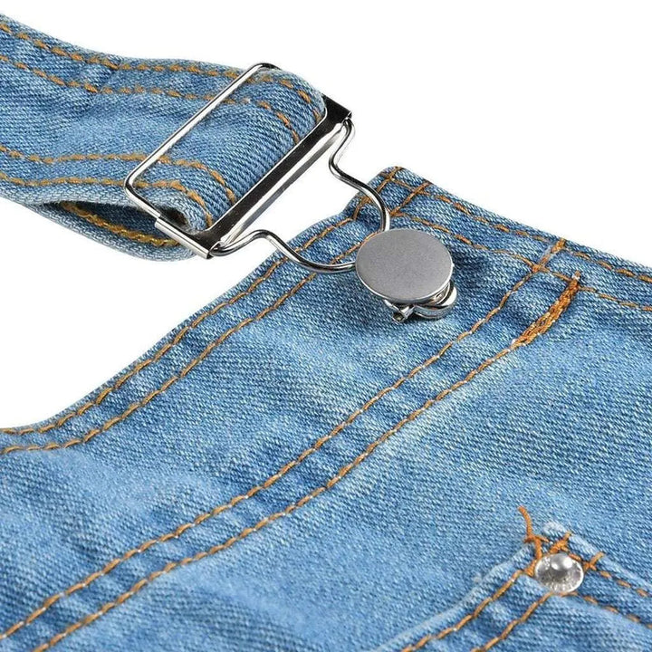 Stylish men's denim overall