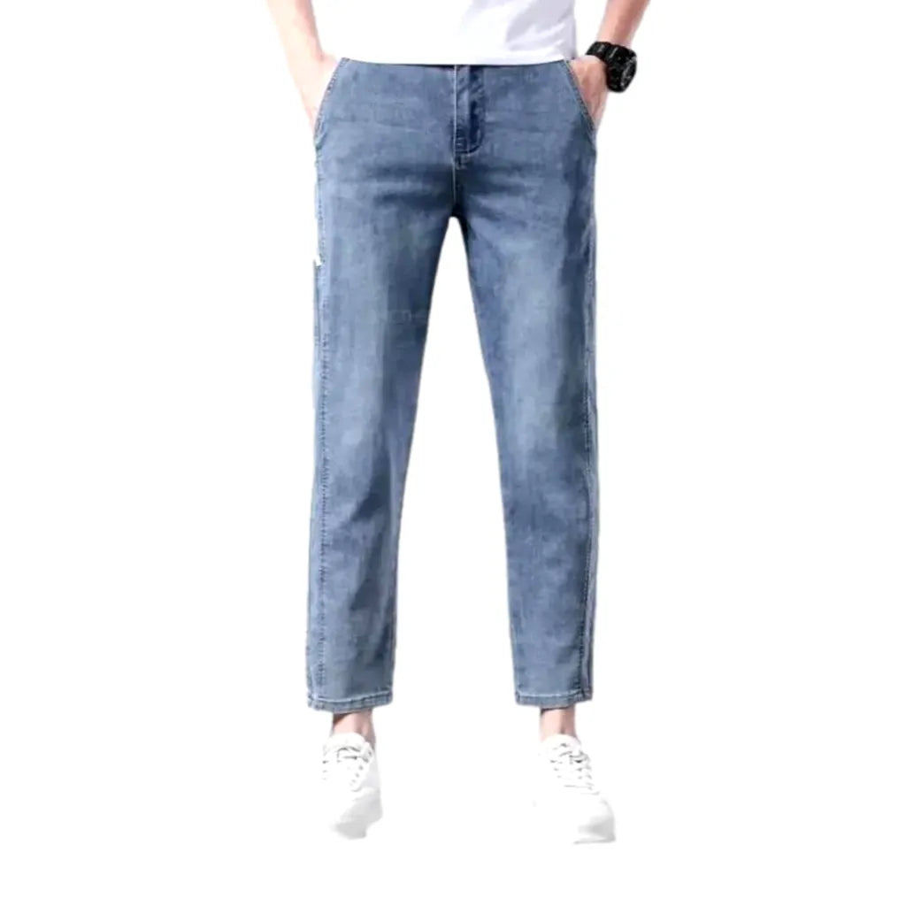 Thin men's vintage jeans