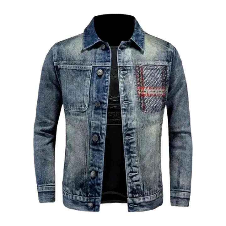 Thin street men's jean jacket