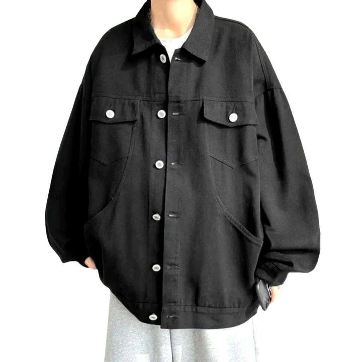 Ultra oversized men's denim jacket