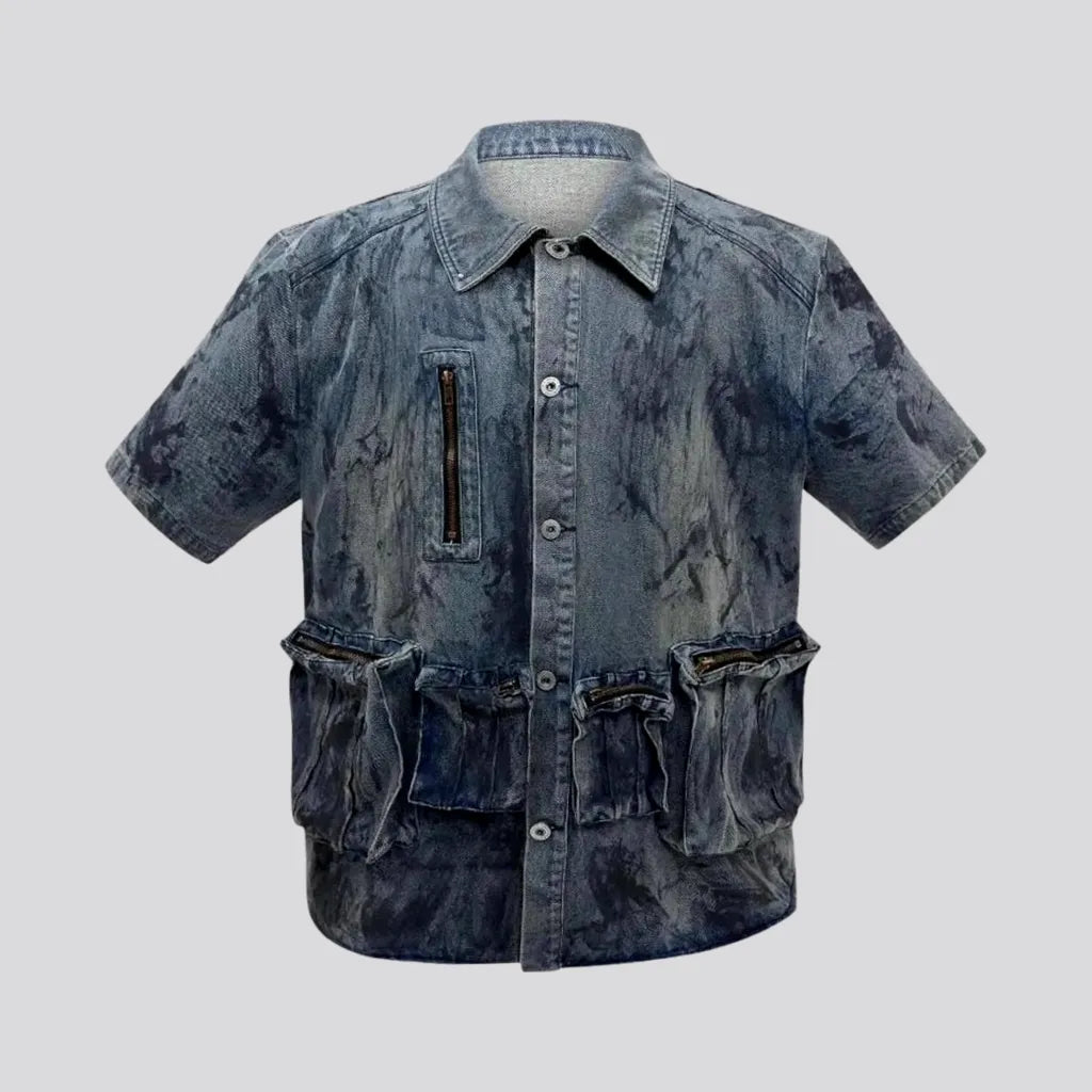 Vintage Style Men's Jean Shirt | Jeans4you.shop