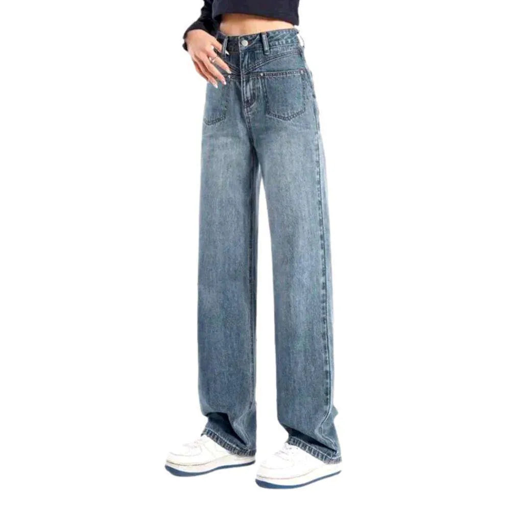 Vintage women's straight jeans