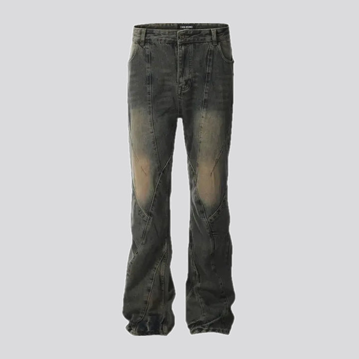 Whiskered Bootcut Men's Jeans | Jeans4you.shop