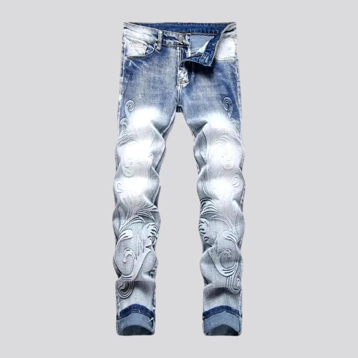 Whiskered Mid Rise Street Men's Jeans | Jeans4you.shop