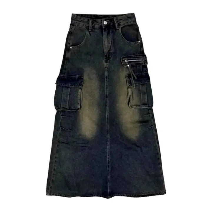 Y2k denim skirt
 for women