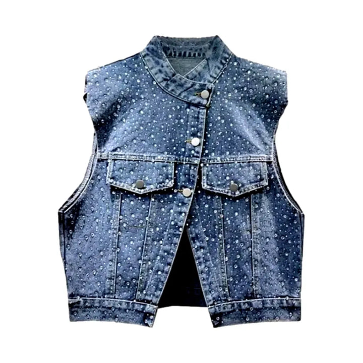 Y2k jean vest
 for women